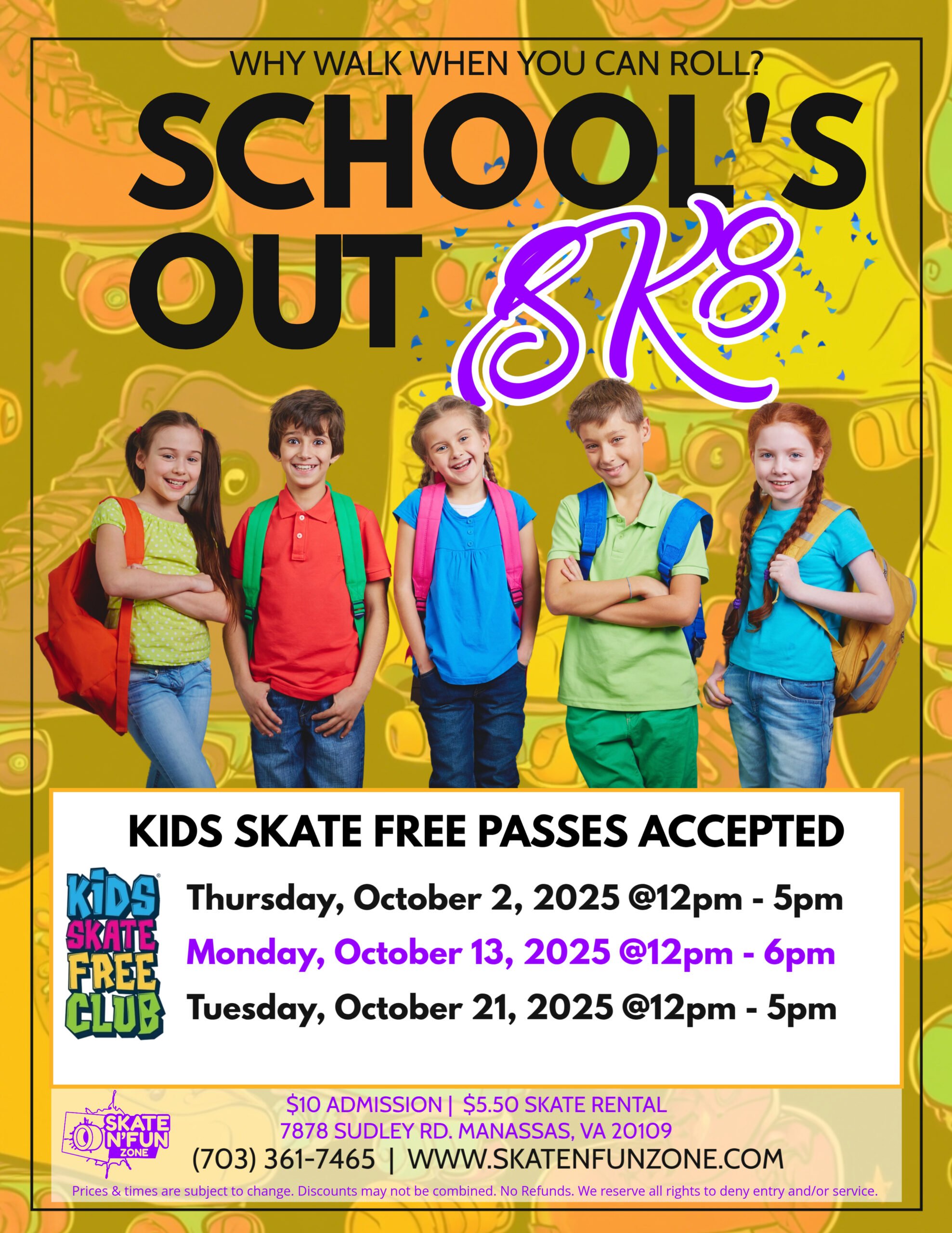 SCHOOLS OUT SK8 October 2025